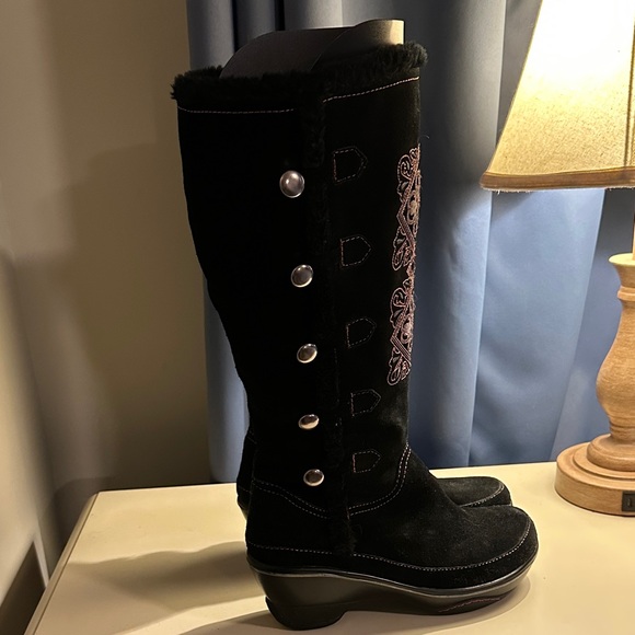 Jambu Black and Purple Winter Boots - Picture 3 of 8